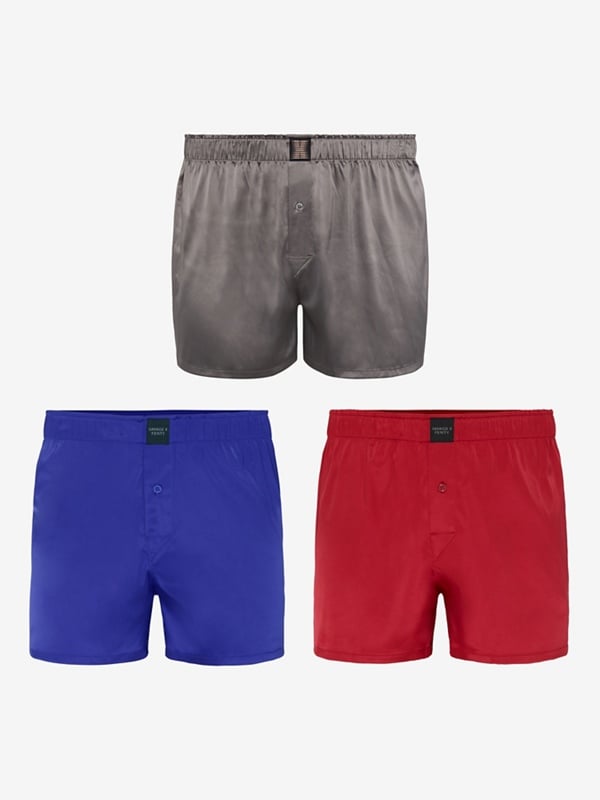 Savage X Satin Boxers 3-Piece Set