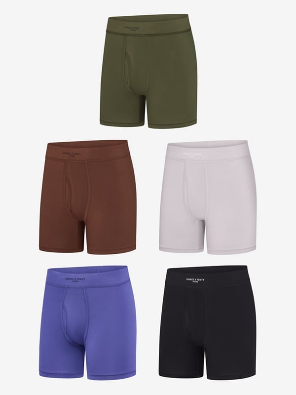 Homme Base Boxer Briefs 5-Piece Set
