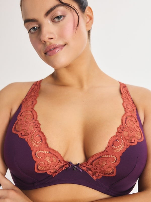 Swirly Girly Plunge Bra 2-Piece Set