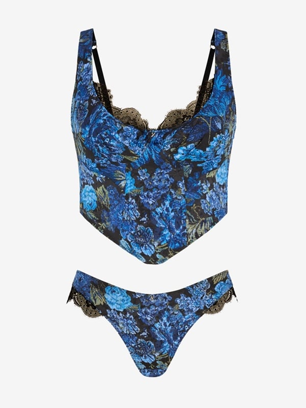 Floral Rush Bustier 2-Piece Set