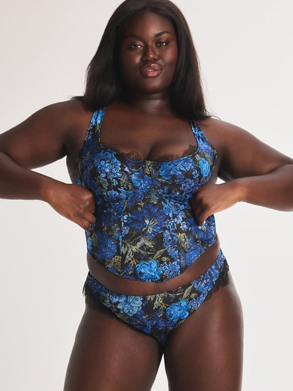 Floral Rush Bustier 2-Piece Set