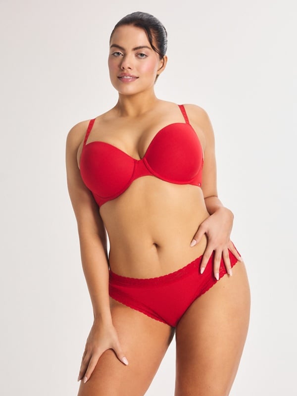 Cotton Essentials Padded Demi 5-Piece Set