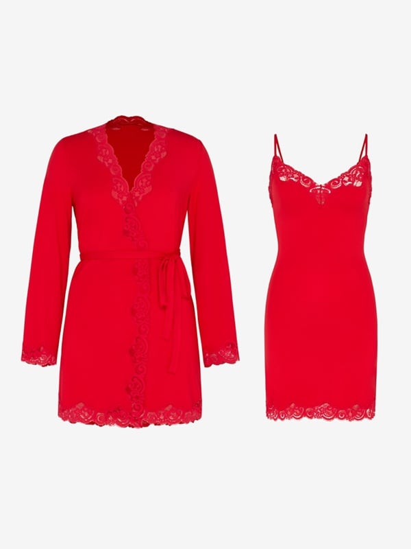 Swirly Girly Robe 2-Piece Set