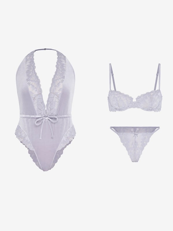 Plush Rush Teddy 3-Piece Set