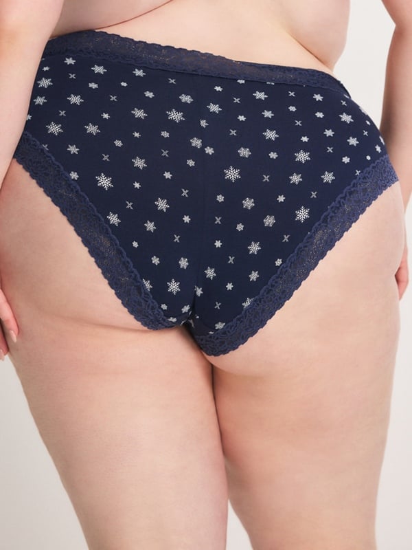 Cotton Essentials Lace-Trim 5-Piece Set