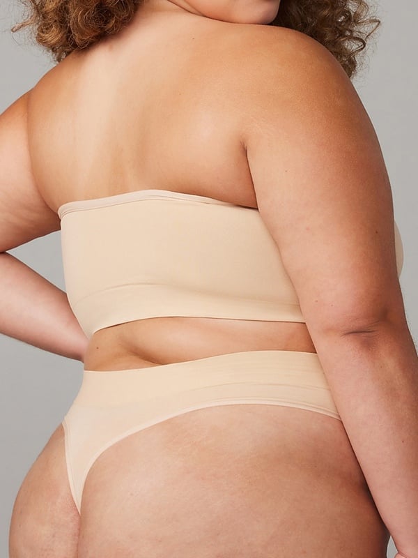 Seamless Bandeau & Thong 2-Piece Set