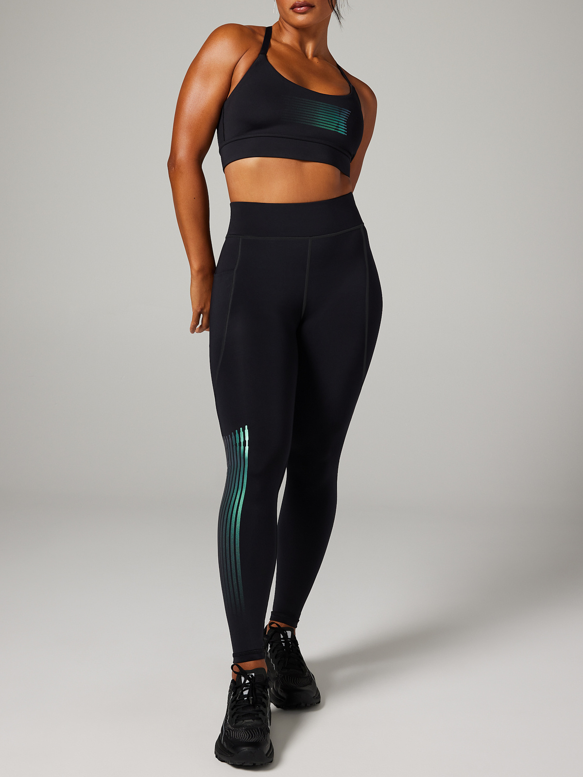 Women's Two-piece Activewear Set Banded Sport Bra
