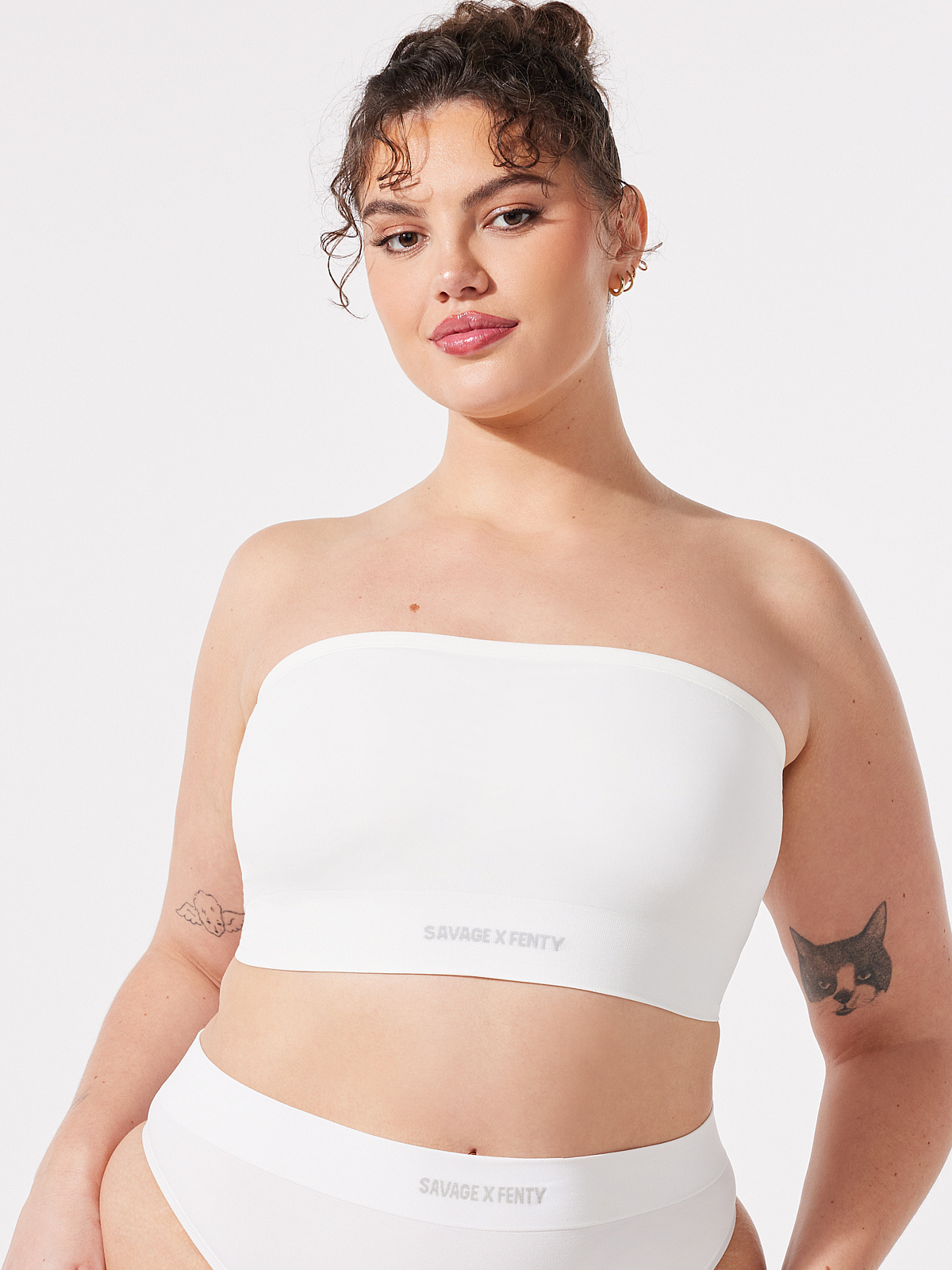 Savage X Fenty Women's Curvy Strapless Bra, Honey Butter Nude