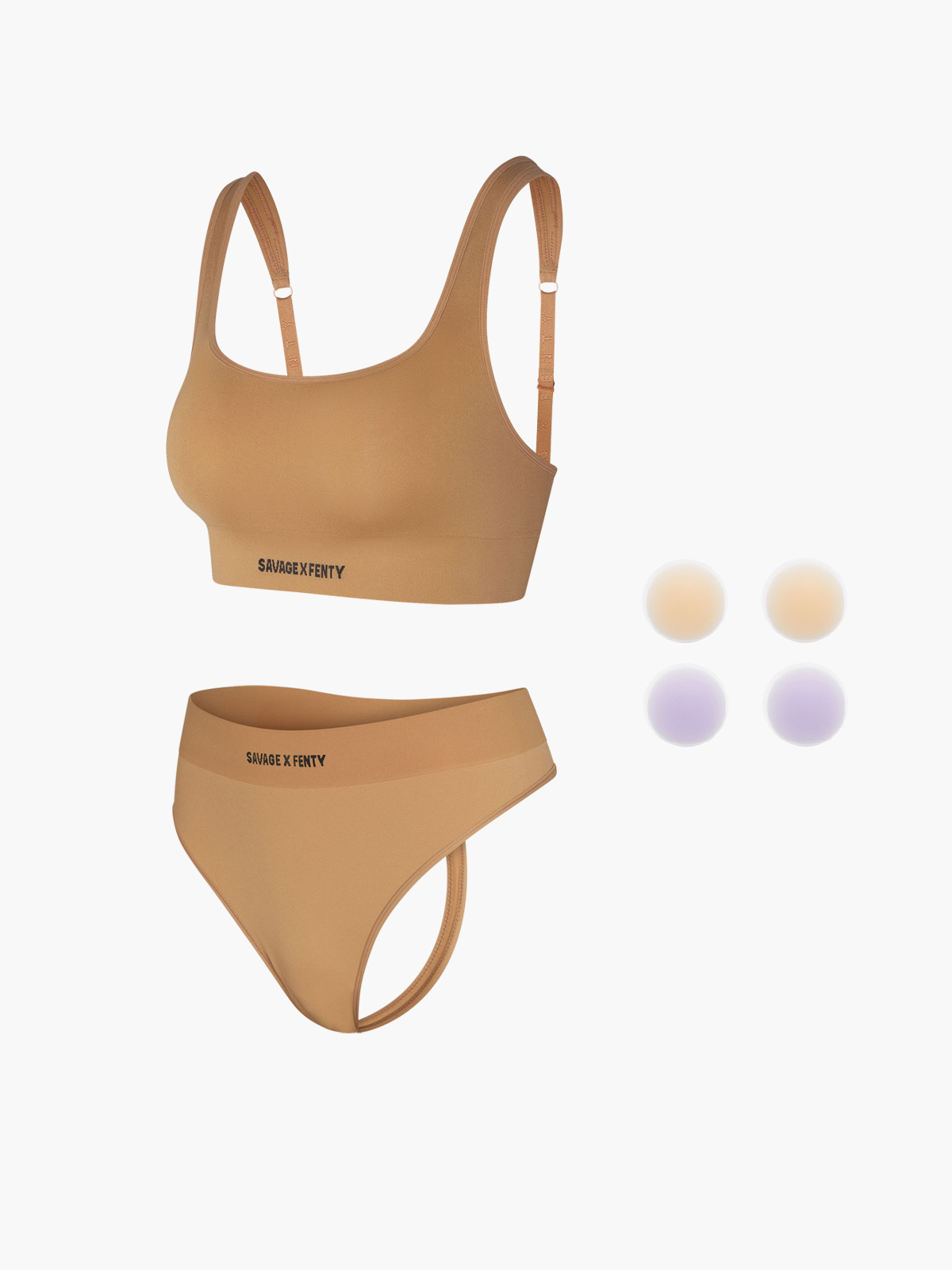 Seamless Scoop Neck Bralette Thong 2 Piece Set SAVAGE X FENTY best-company-to-work-for-period-they-have-an-amazing-culture-and-the