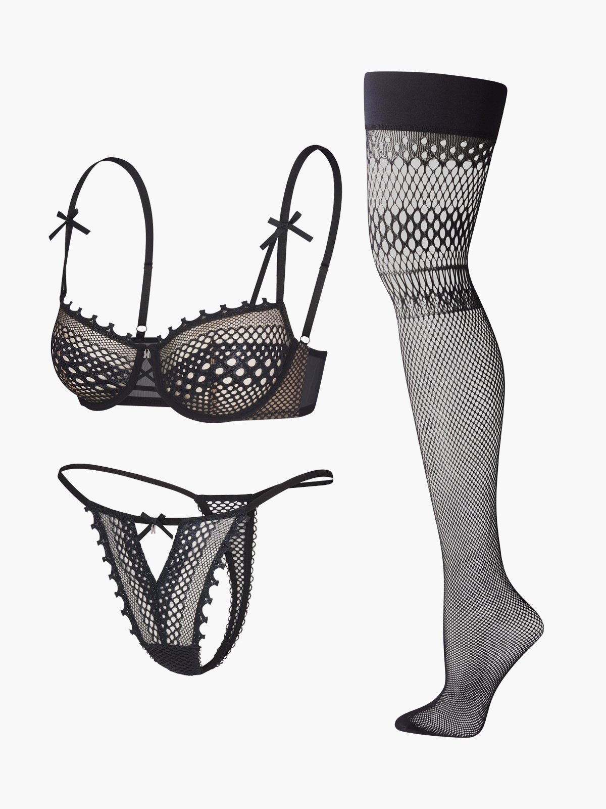 Starlet Nights Stockings 3-Piece Set