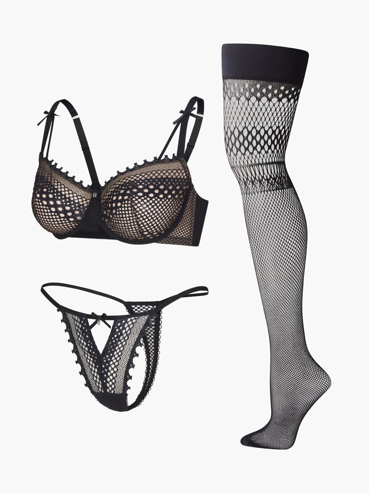 Starlet Nights Stockings 3-Piece Set