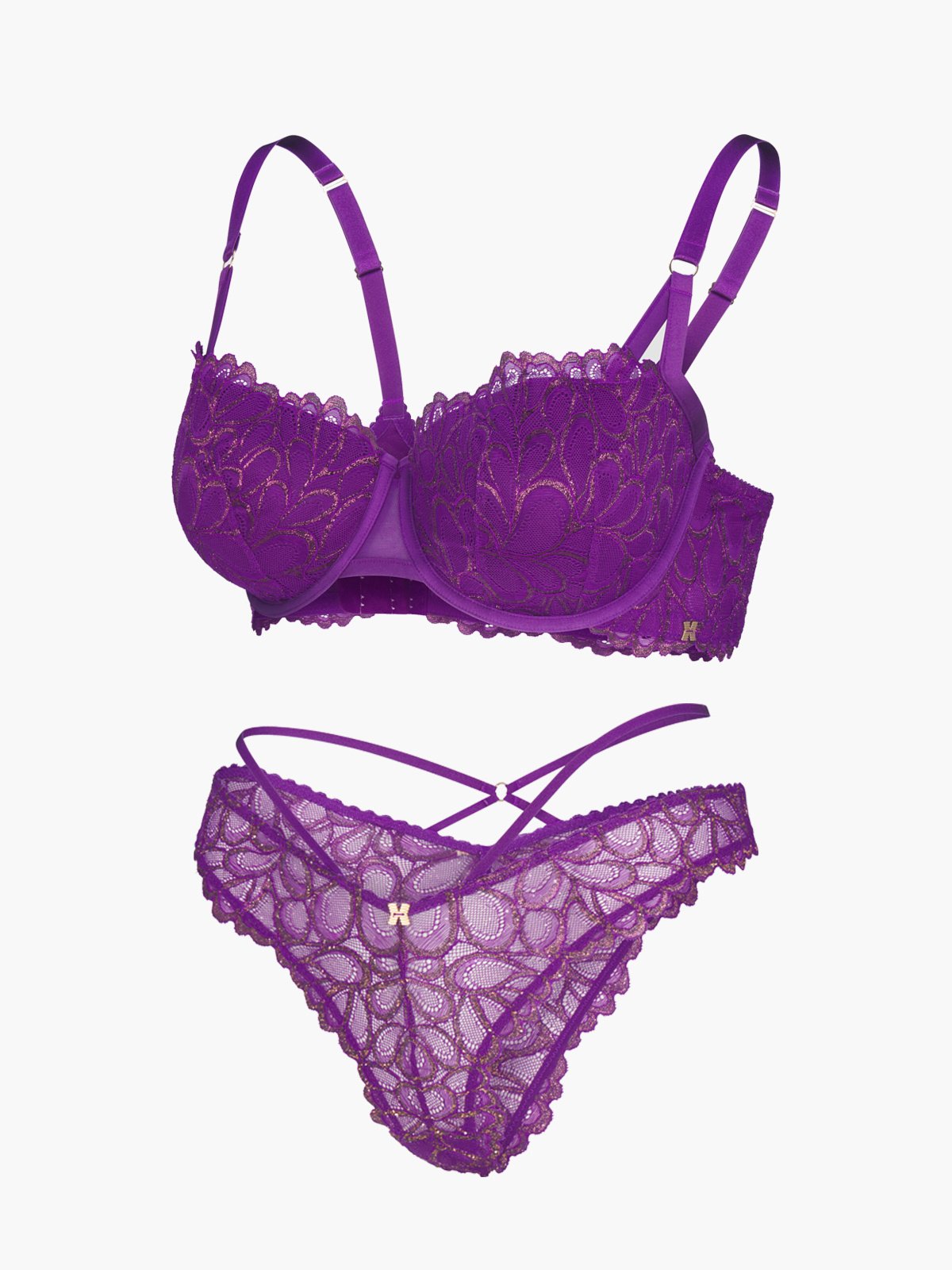 Savage Not Sorry Balconette & Brazilian 2-Piece Set