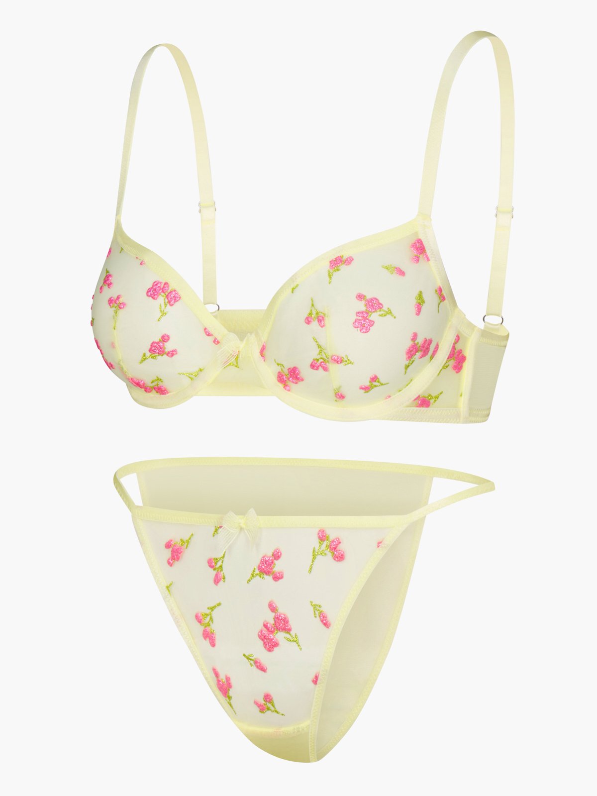 Puff Flowers 2-Piece Set