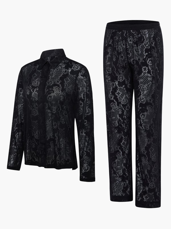 Floral Burnout Sleep 2-Piece Set