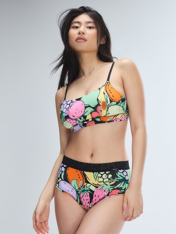 Cotton Essentials Lace-Trim 3-Piece Set