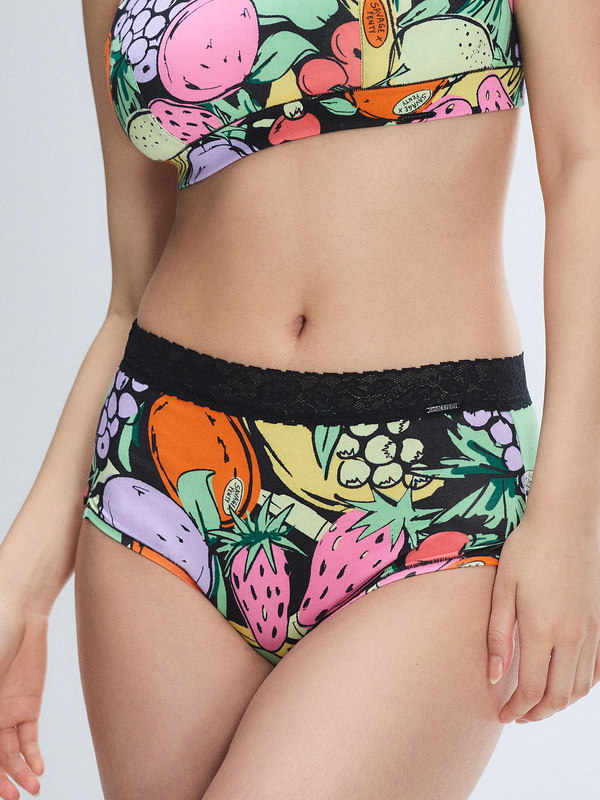 Cotton Essentials Lace-Trim 3-Piece Set