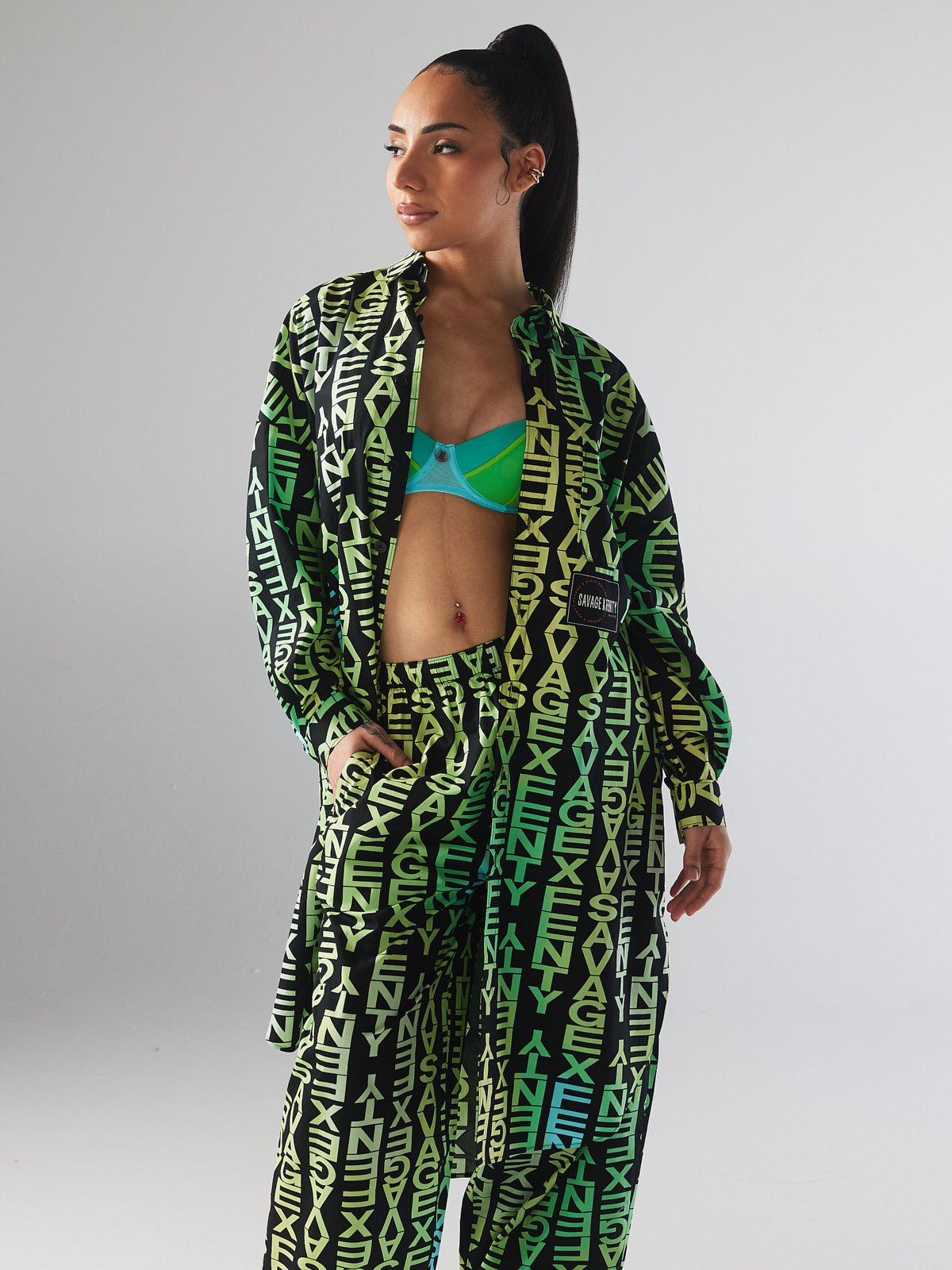leisure-x-oversized-button-down-shirt-in-green-multi-savage-x-fenty