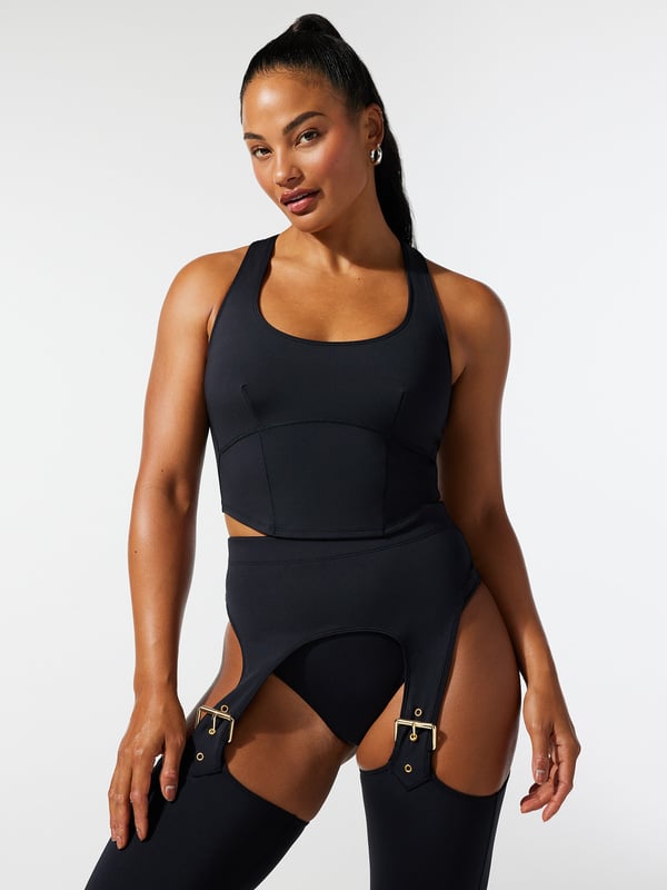 Body Flaunt Racerback Buckle Tank