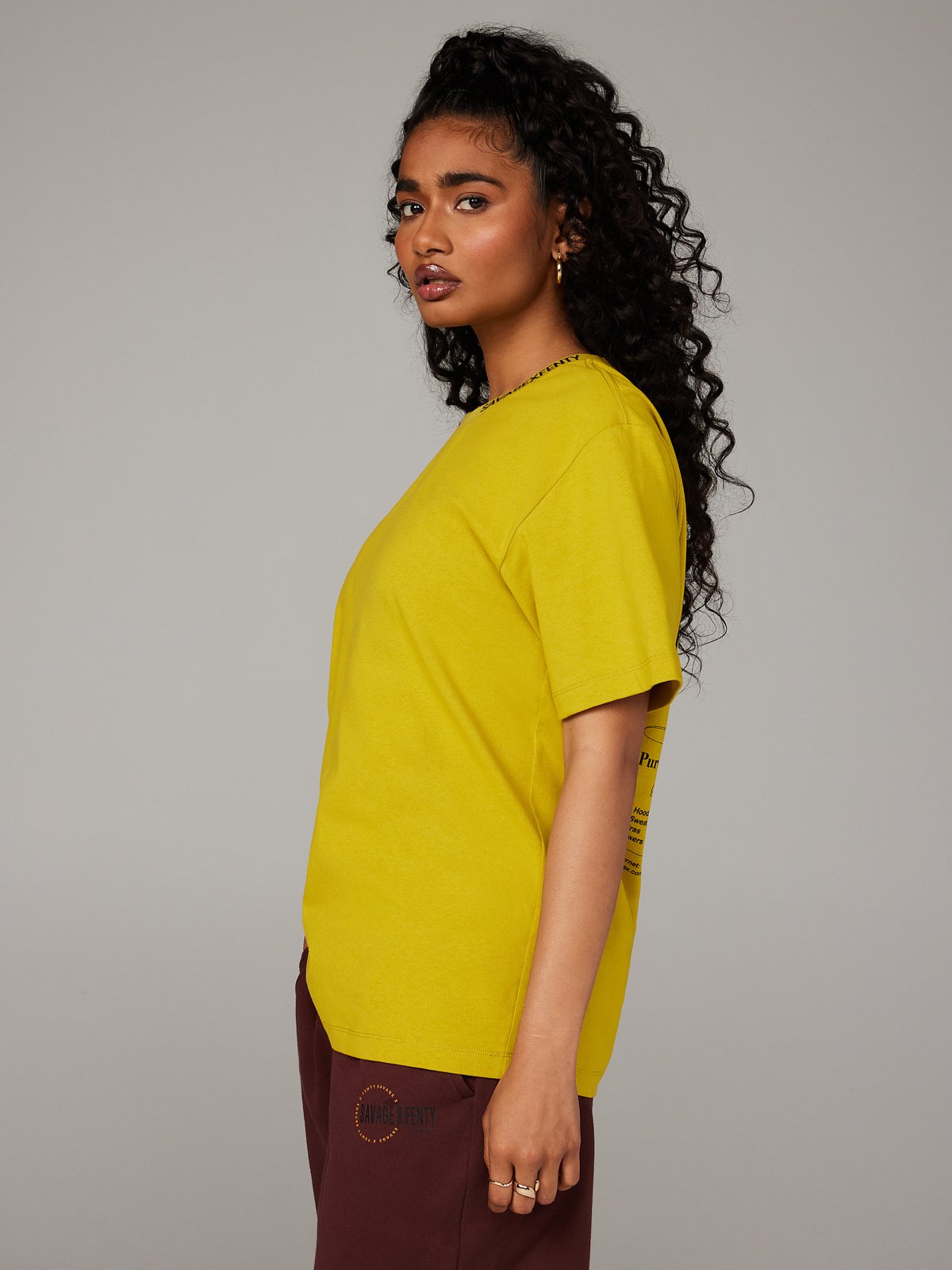 Grille Graphic Tee in Gold & Yellow | SAVAGE X FENTY