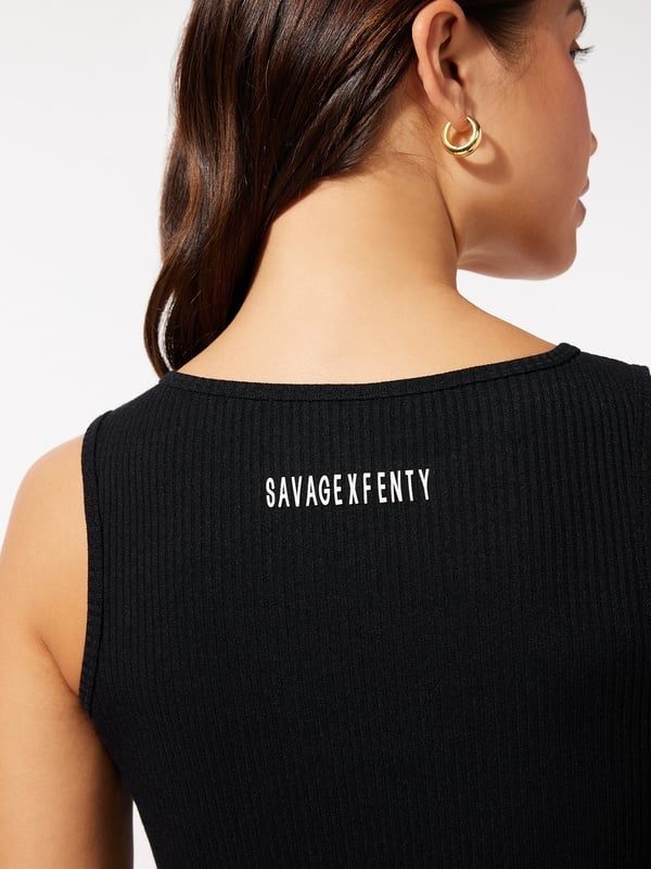 Essential Heavy Rib Square-Neck Tank