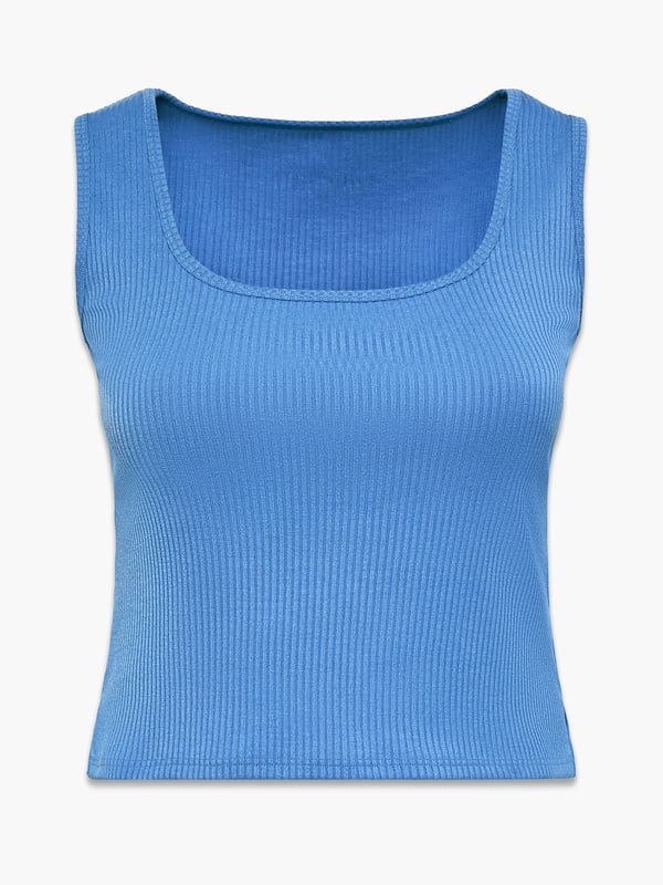 Essential Heavy Rib Square-Neck Tank