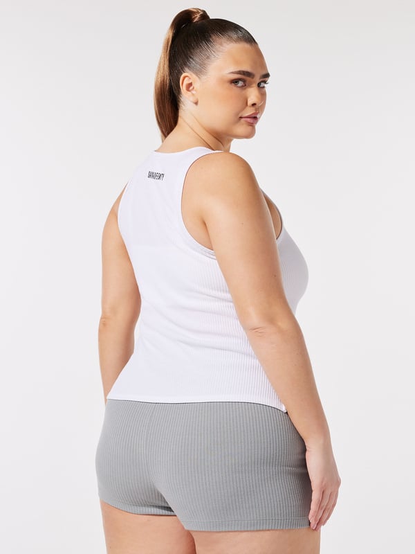 Essential Heavy Rib Square-Neck Tank