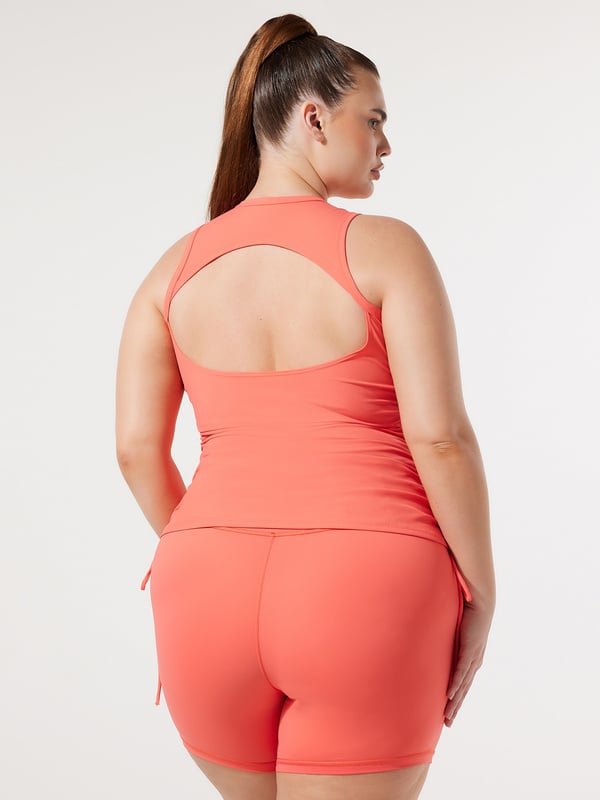 Light Layer Ruched Tank