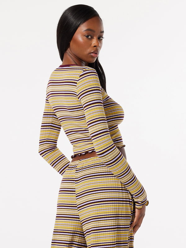 Thicc Rib Long-Sleeve Top - Savage