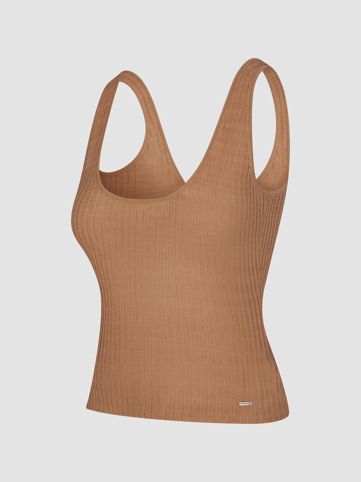 Sheerenity Scoop-Neck Tank in Nude | SAVAGE X FENTY