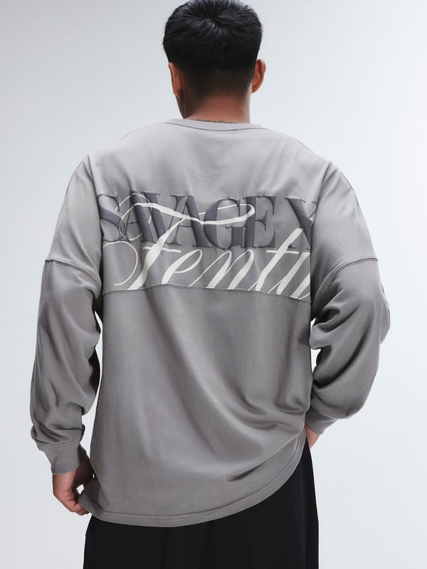 Jersey Long-Sleeve Graphic Tee - Savage