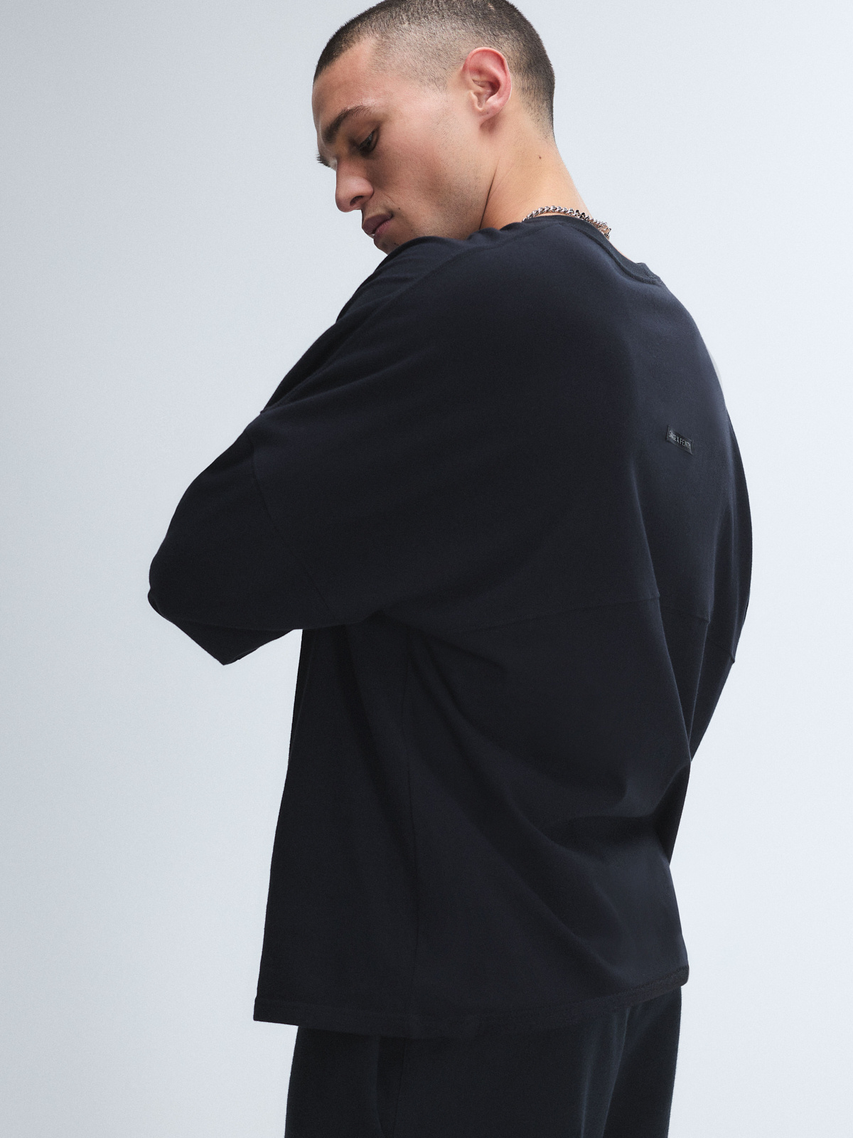 Jersey Long Sleeve Tee in Black | SAVAGE X FENTY
