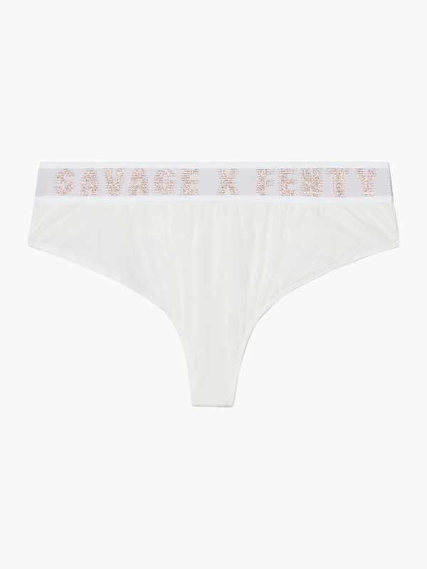 Savage X Thong in White | SAVAGE X FENTY UK United Kingdom