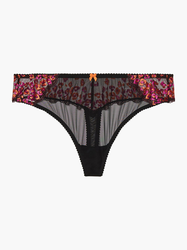 Sunset Leopard Thong in Multi & Purple | SAVAGE X FENTY UK United Kingdom