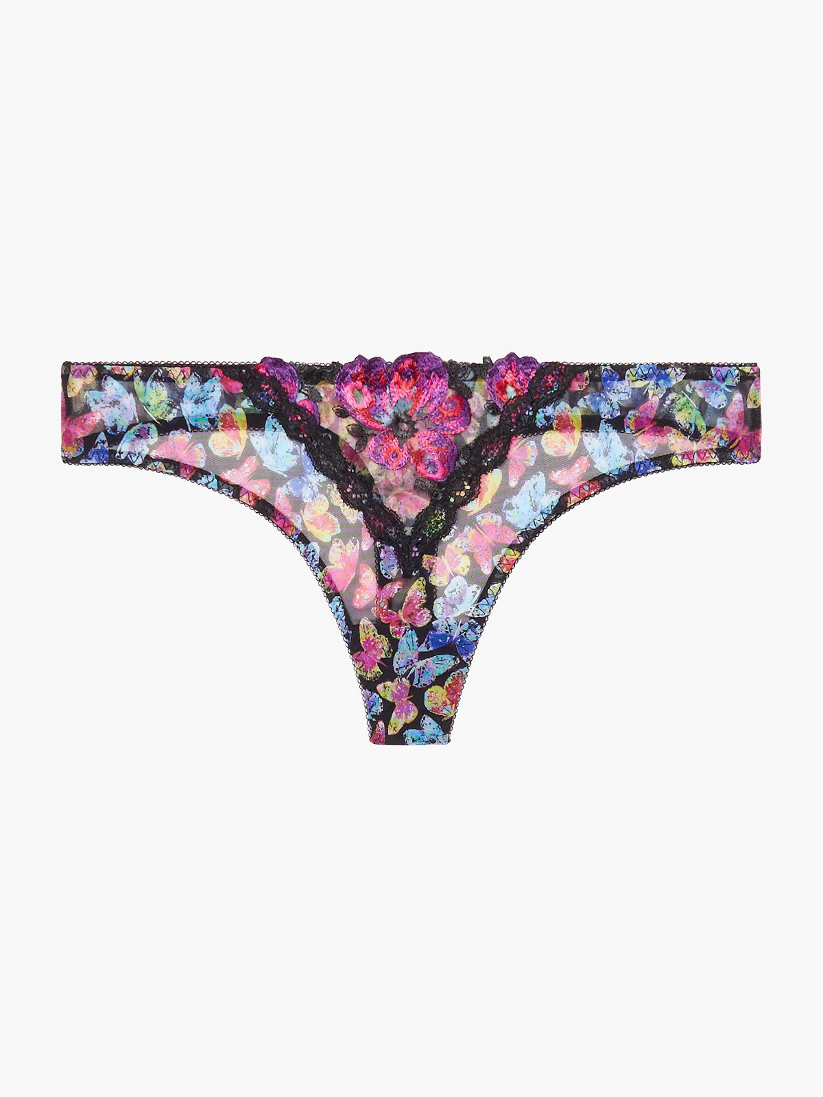 the illusionistbutterfly thong | cabernet red
