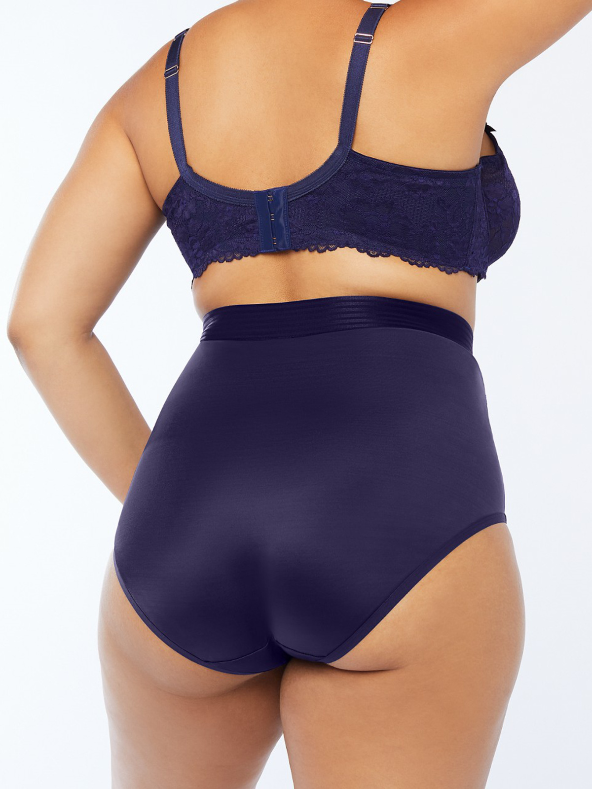 Floral Lace High Waist Brief In Blue Savage X Fenty