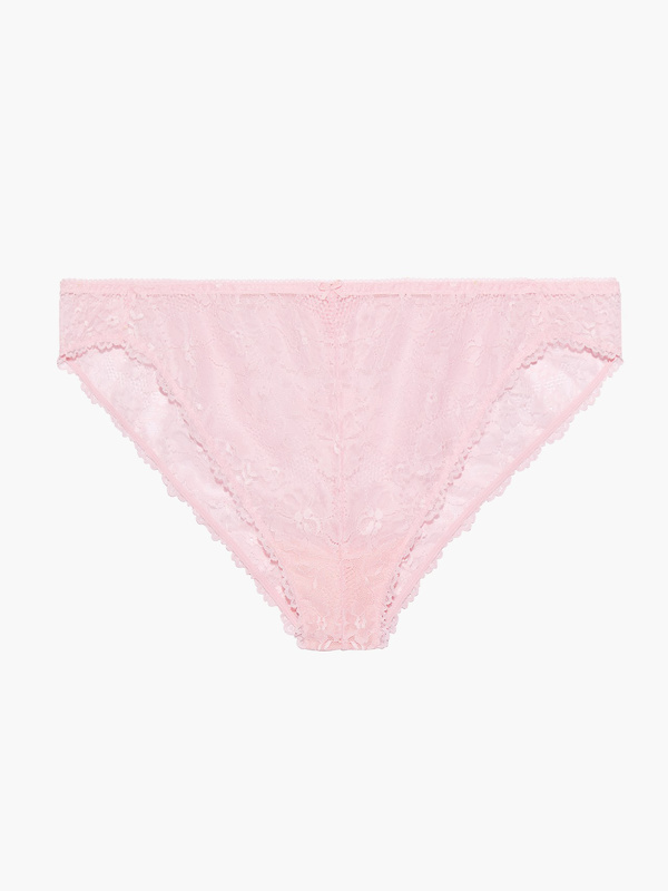 Floral Lace High Leg Brazilian in Pink | SAVAGE X FENTY