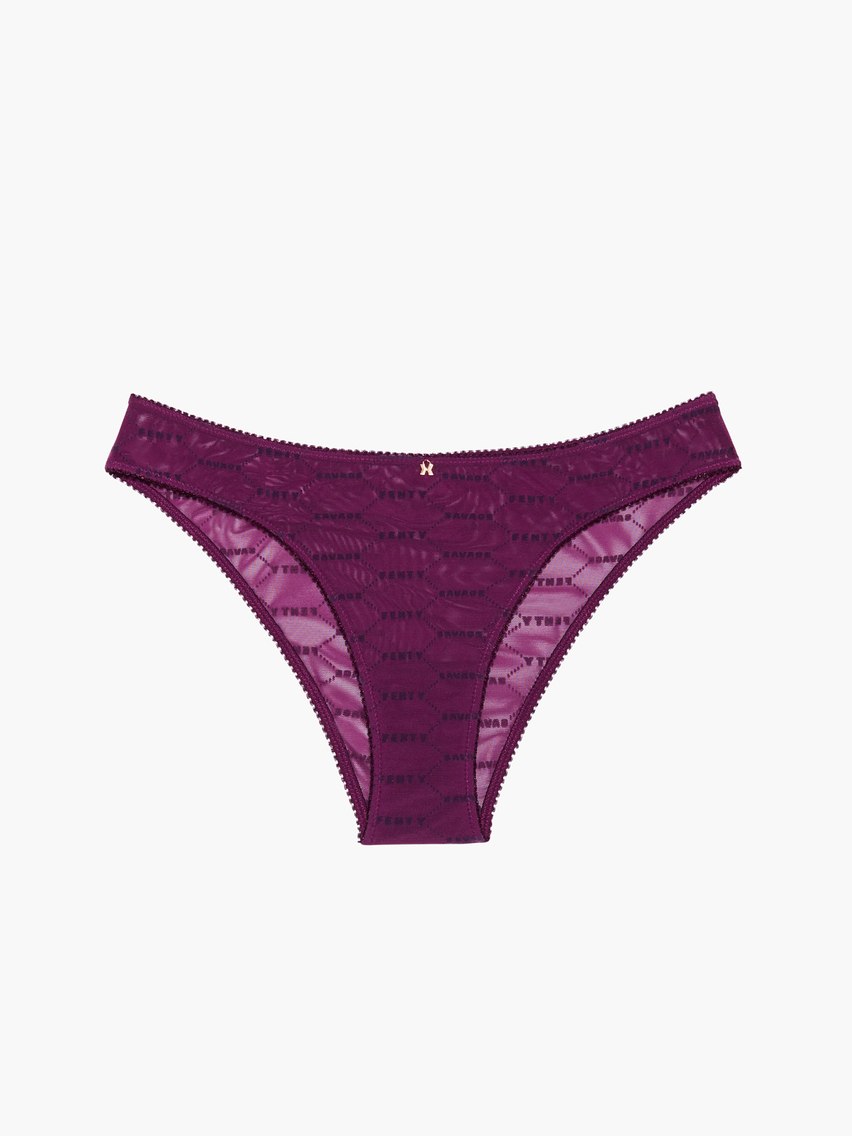 Flocked Logo Cheeky Panty