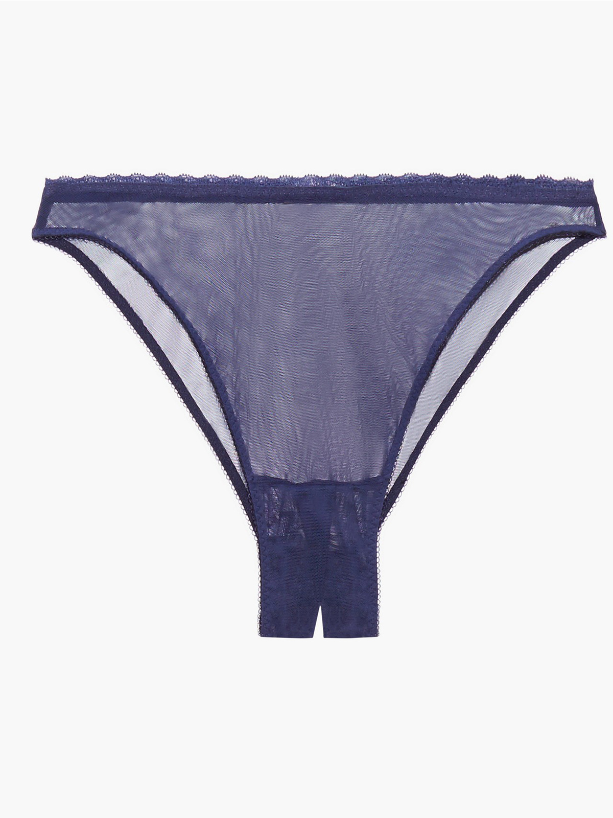 Mesh Crotchless High-Leg Bikini in Blue | SAVAGE X FENTY UK United Kingdom