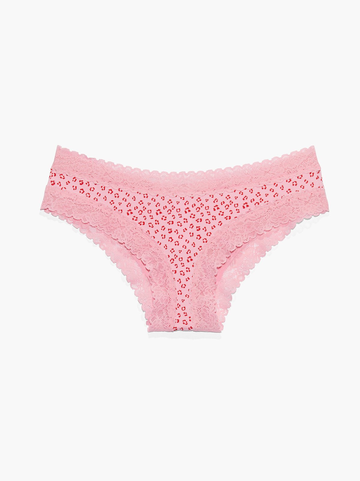 Victoria's Secret Very Sexy Cheeky Satin Lace Trim Pink Panty Underwear XS
