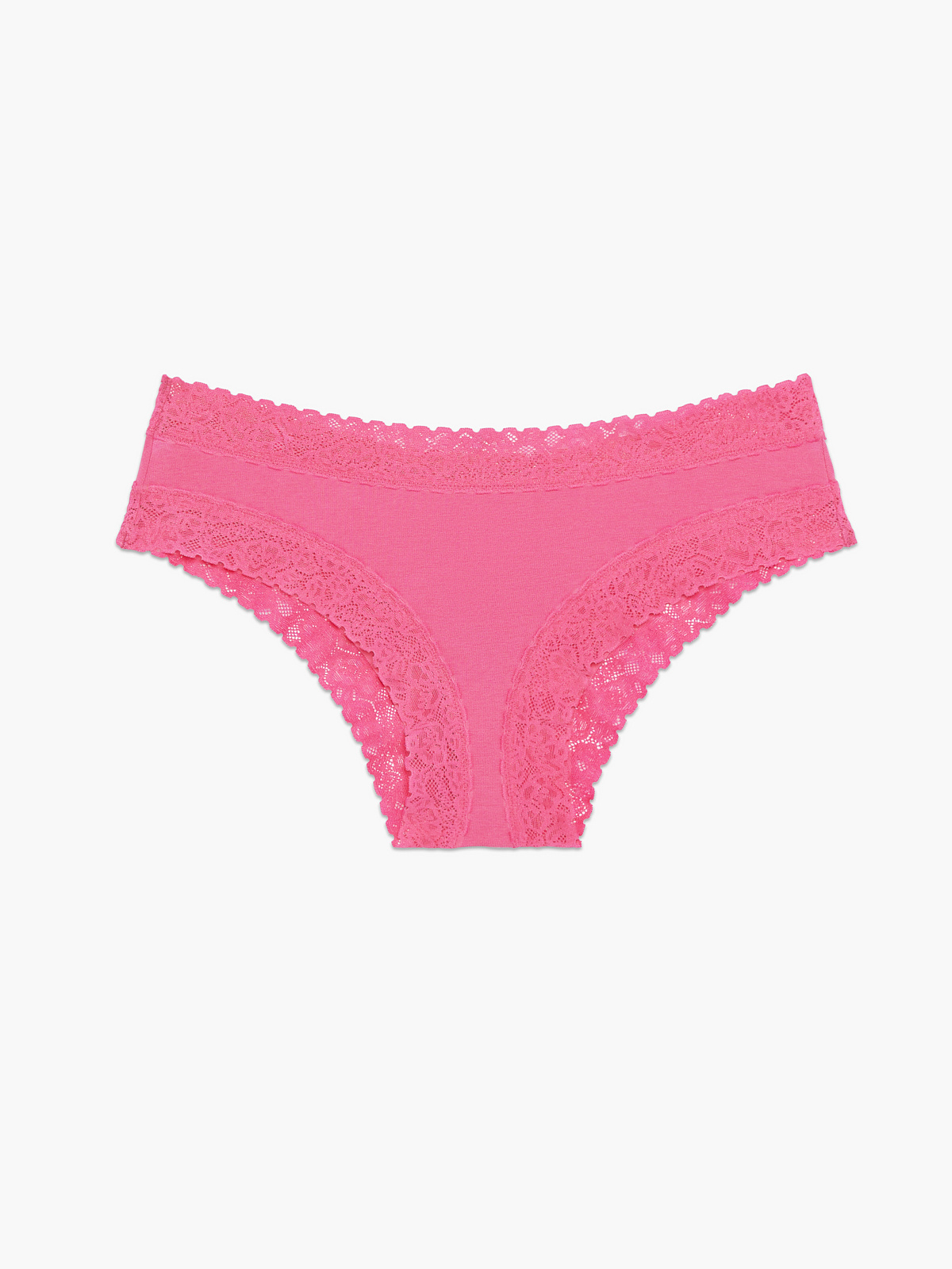 Victoria's Secret Very Sexy Cheeky Satin Lace Trim Pink Panty Underwear XS