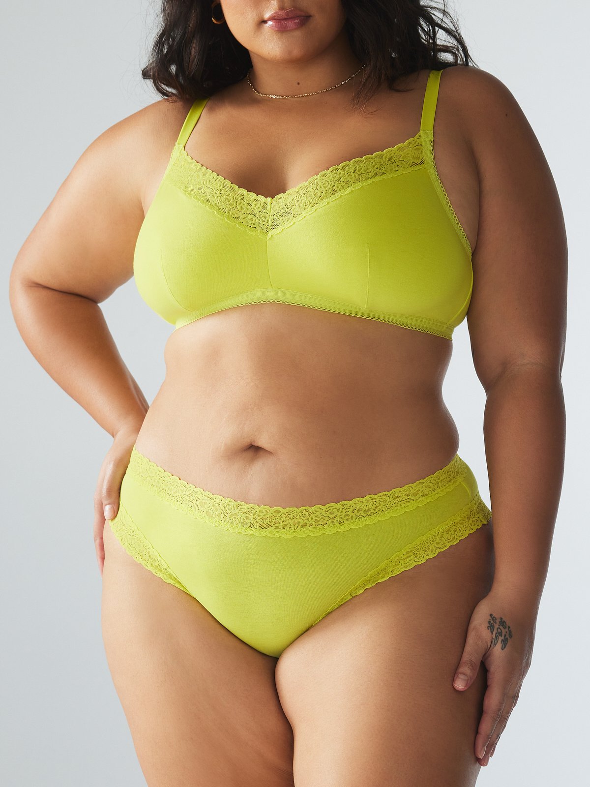 Cheeky Briefs in Honey Yellow Cotton, Ethical & Sustainable Lingerie