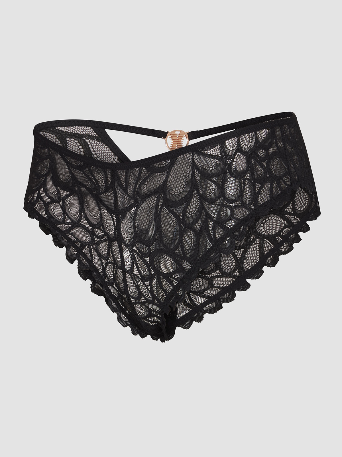 Savage Not Sorry Lace Cheeky Panty in Black | SAVAGE X FENTY