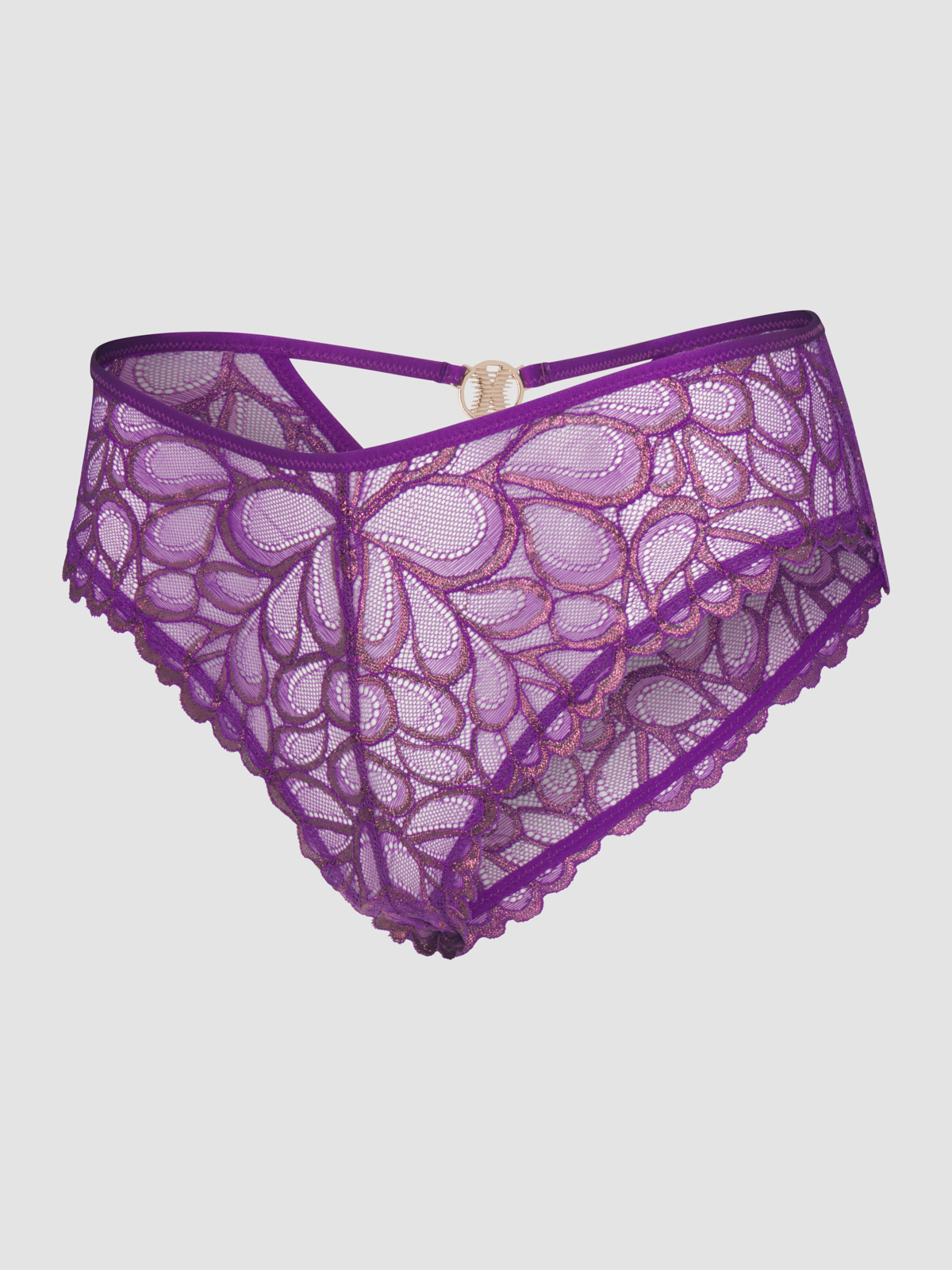 Savage Not Sorry Lace Cheeky Panty in Purple | SAVAGE X FENTY