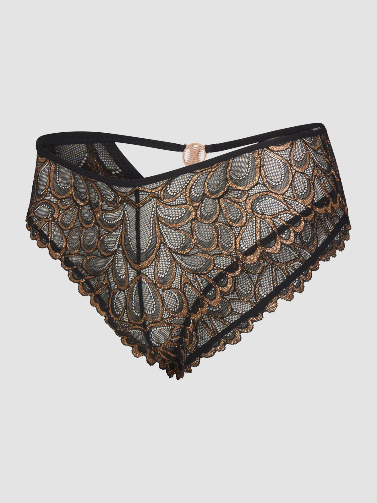 Savage Not Sorry Lace Cheeky Panty in Black & Multi | SAVAGE X FENTY