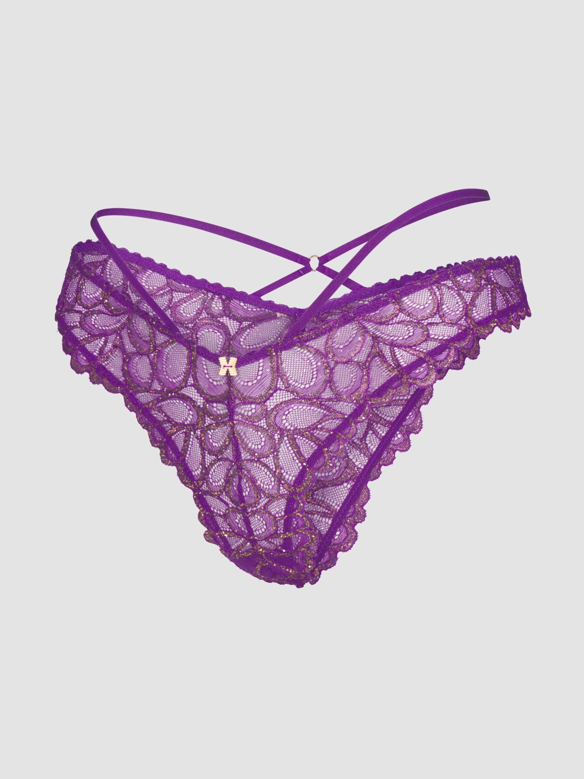 Savage Not Sorry Strappy Lace Brazilian Panty