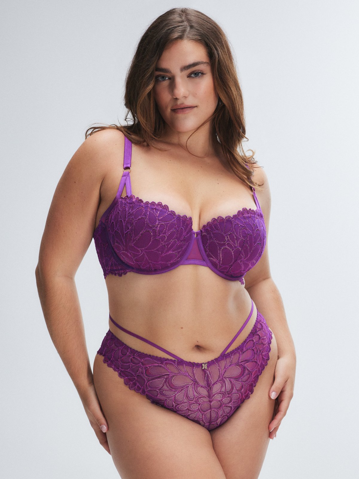 Savage Not Sorry Strappy Lace Brazilian Panty