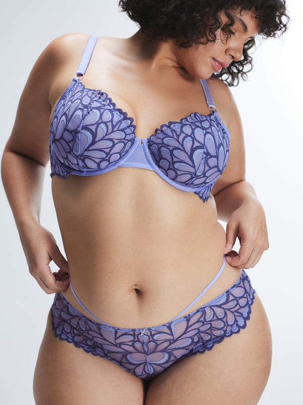 Savage Not Sorry Strappy Lace Brazilian Panty