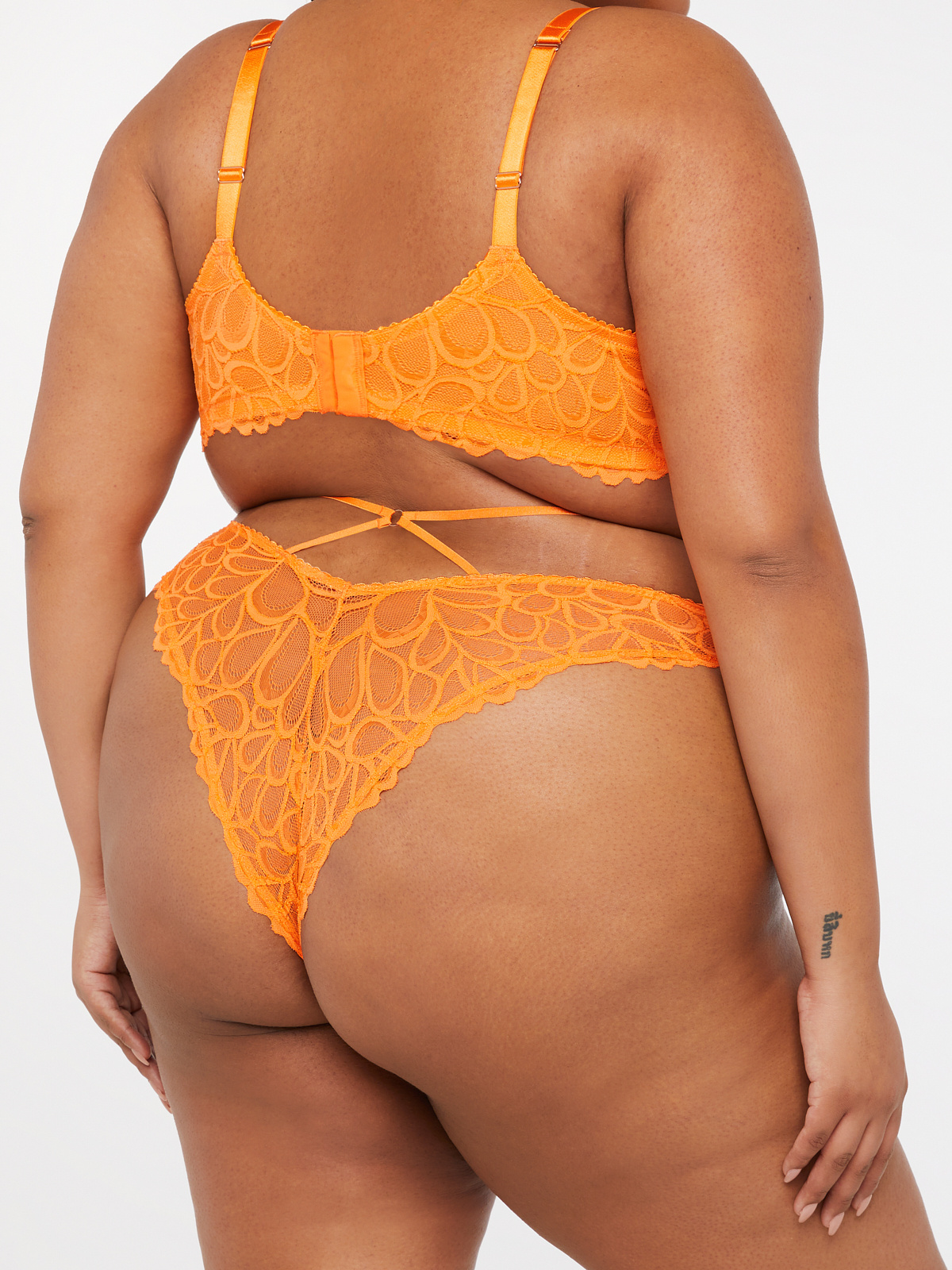 Savage Not Sorry Strappy Lace Brazilian