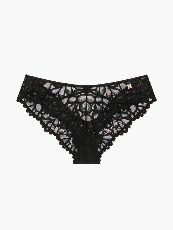 Savage Not Sorry Strappy Lace Cheeky in Black | SAVAGE X FENTY