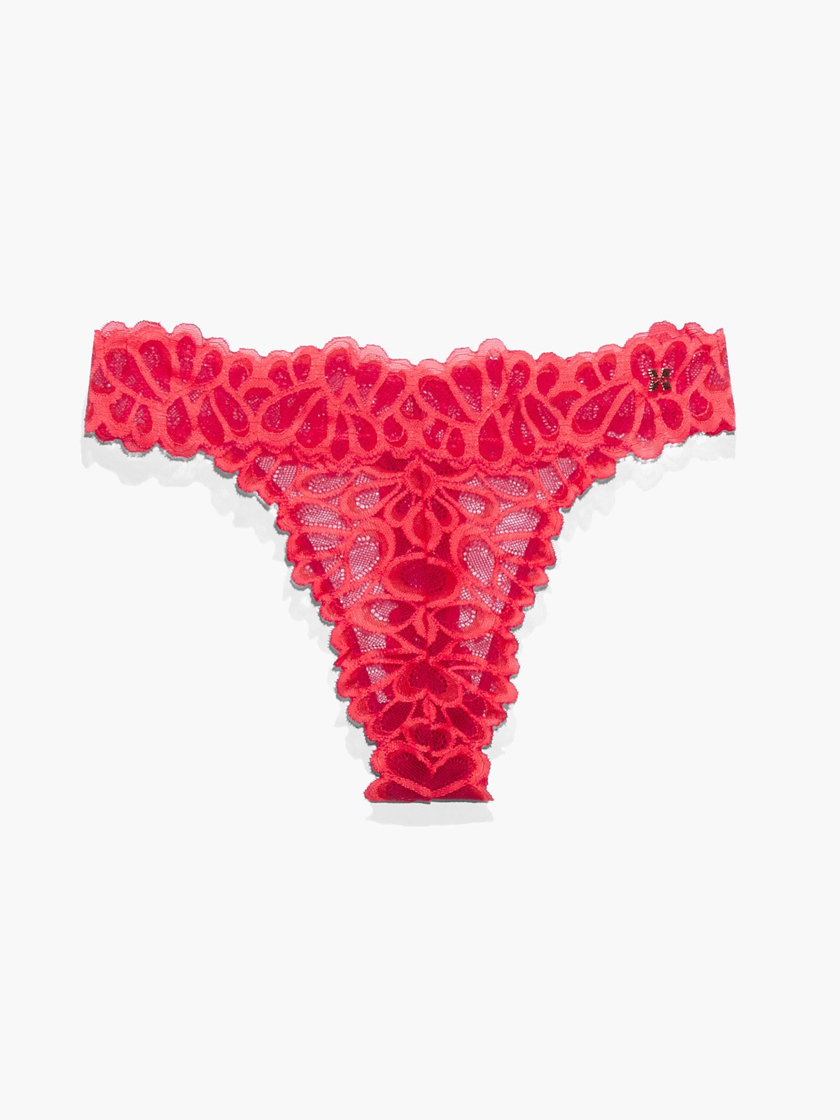 Savage Not Sorry Lace Thong in Pink & Red | SAVAGE X FENTY
